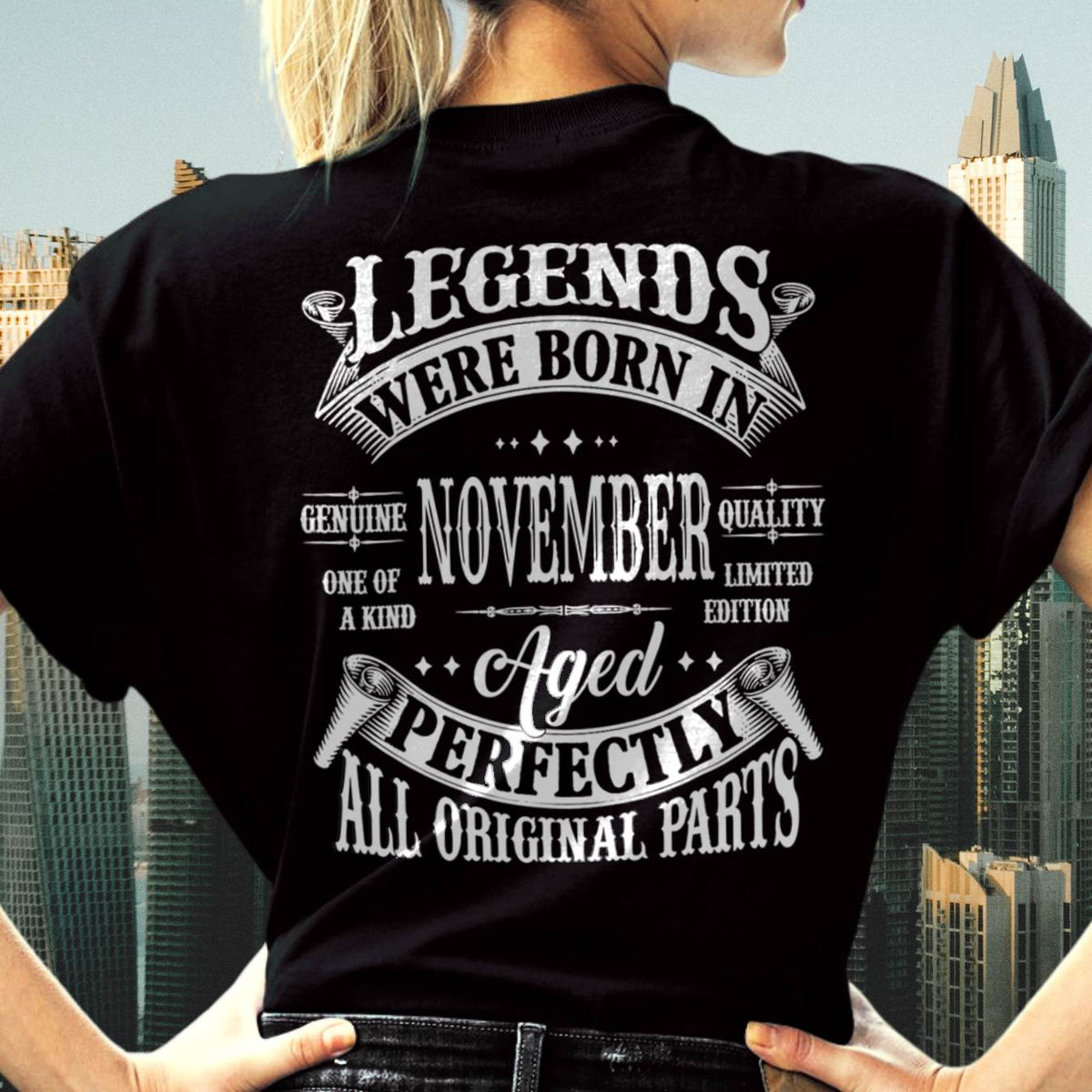 Legends Were Born In November - T Shirt For Woman - XUAN11 (SKU08-37-11)