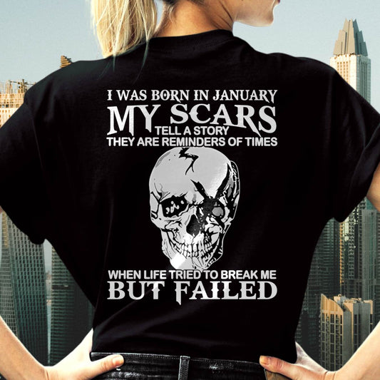 My Scars Tell A Story – T-Shirt For Woman – XUAN01 (SKU10-27-01)