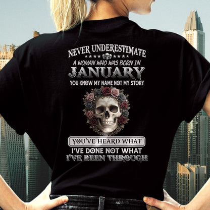 JANUARY - I'VE BEEN THROUGH T-Shirt For WOMAN - TRACY01 (SKU2605-410-01)