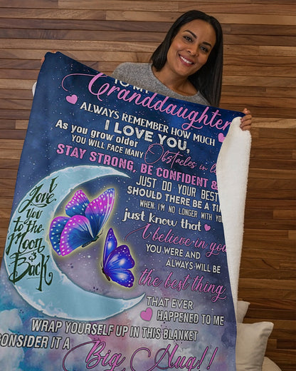 Special Gift For Your Granddaughter Blanket - From Grandma