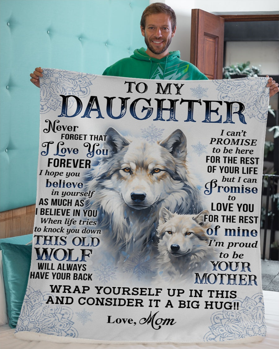 Special Gift For Your Daughter Blanket - From Mom (SKUB06-71)
