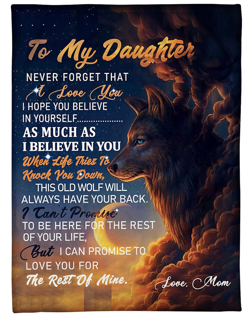 Perfect Blanket COMFORT & WARMTH - Blanket To Your DAUGHTER - From MOM