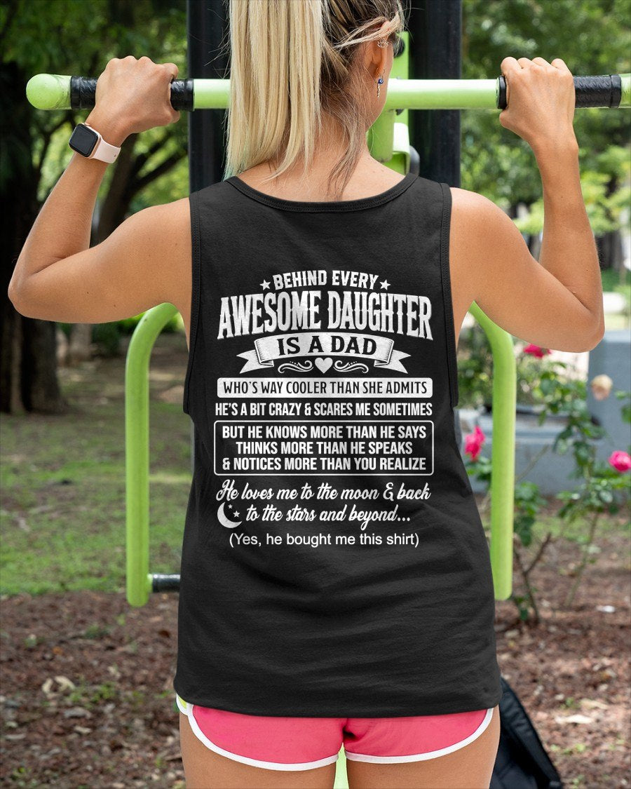 "DAD COOLER THAN DAUGHTER ADMITS" T-shirt From DAD - TRACY00 (SKU2606-249-00)