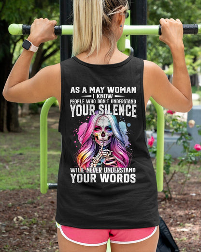 MAY - DON'T UNDERSTAND YOUR SILENCE T-Shirt For WOMAN - TRACY05 (SKU2605-441-05)