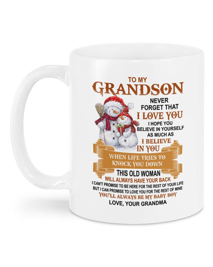 TO GRANDSON MUG 01 - GIFT FROM GRANDMA - tracy00