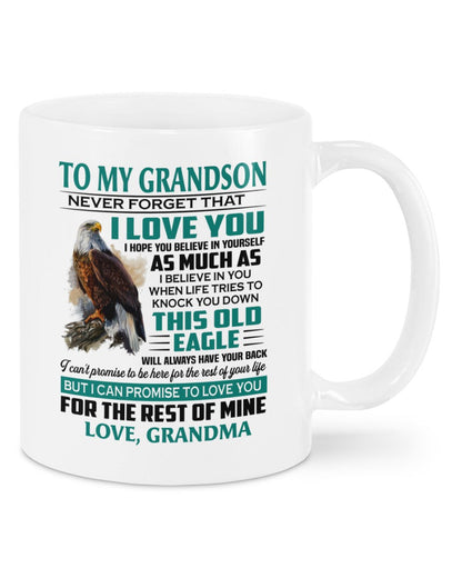 TO GRANDSON MUG 02 - GIFT FROM GRANDMA - tracy00