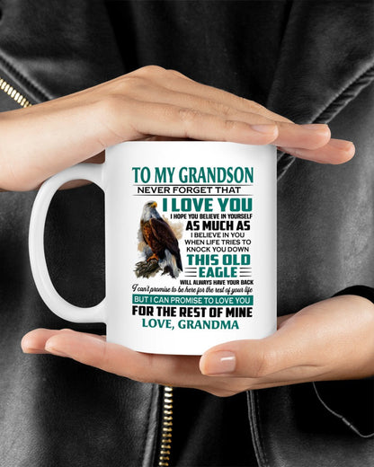 TO GRANDSON MUG 02 - GIFT FROM GRANDMA - tracy00