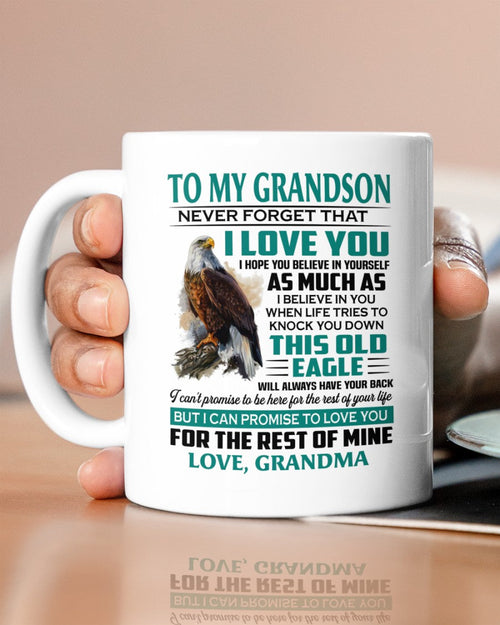 TO GRANDSON MUG 02 - GIFT FROM GRANDMA - tracy00