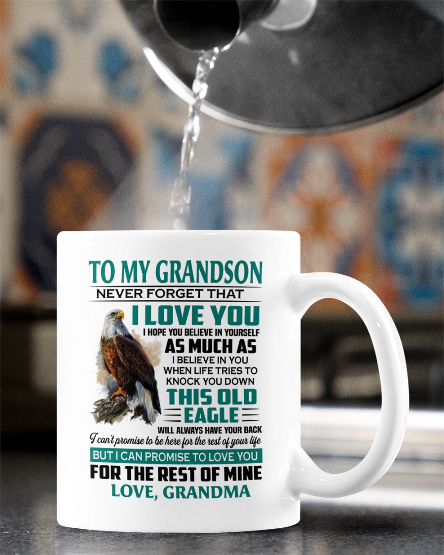 TO GRANDSON MUG 02 - GIFT FROM GRANDMA - tracy00