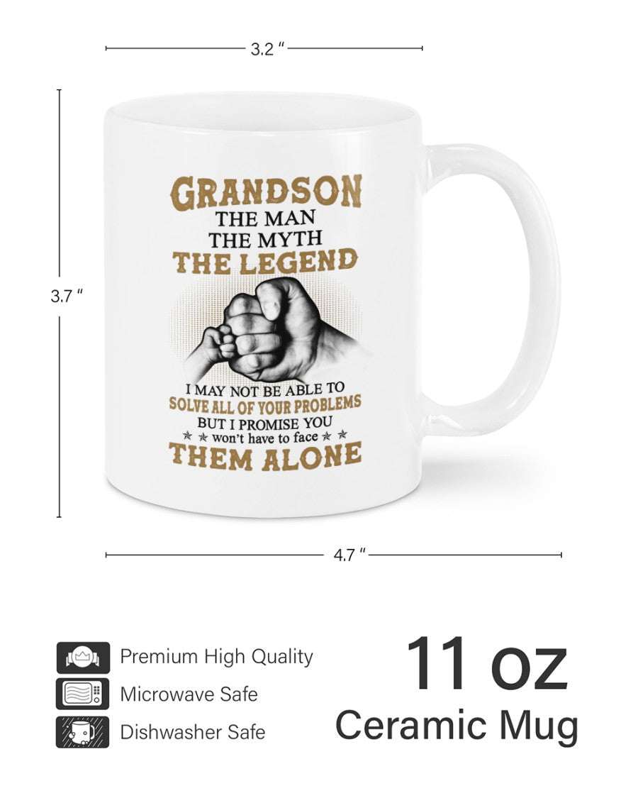 TO GRANDSON MUG 03 - GIFT FROM GRANDMA - tracy00