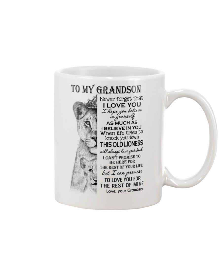 TO GRANDSON MUG 04 - GIFT FROM GRANDMA - tracy00