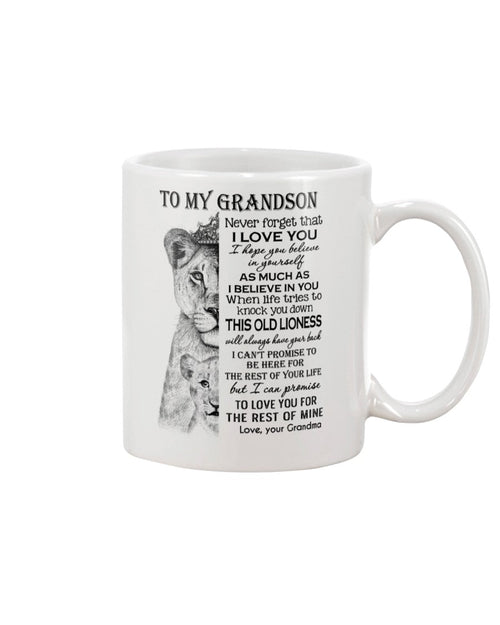 TO GRANDSON MUG 04 - GIFT FROM GRANDMA - tracy00