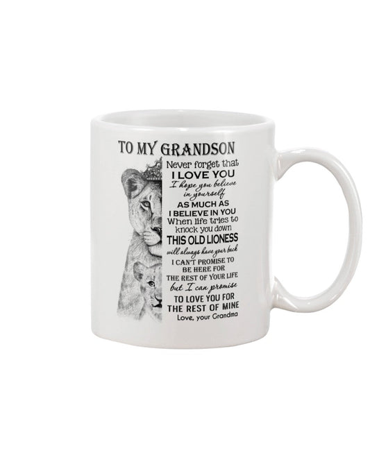 TO GRANDSON MUG 04 - GIFT FROM GRANDMA - tracy00