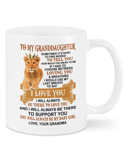TO GRANDDAUGHTER MUG 01 - GIFT FROM GRANDMA - tracy00