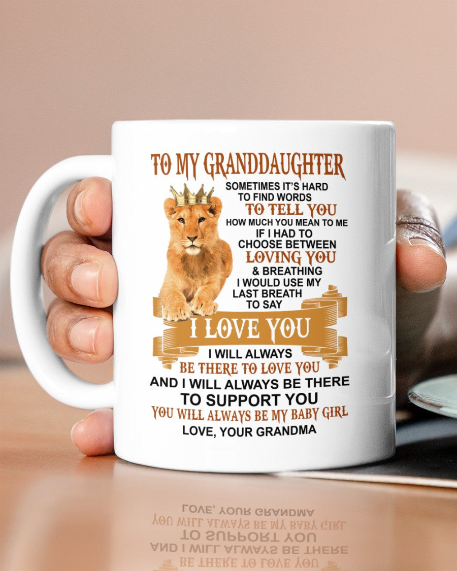TO GRANDDAUGHTER MUG 01 - GIFT FROM GRANDMA - tracy00
