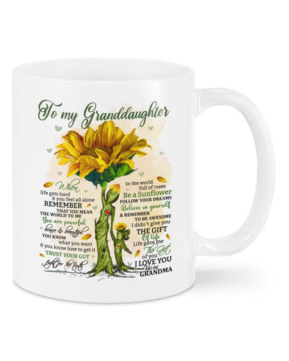 TO GRANDDAUGHTER MUG 02 - GIFT FROM GRANDMA - tracy00