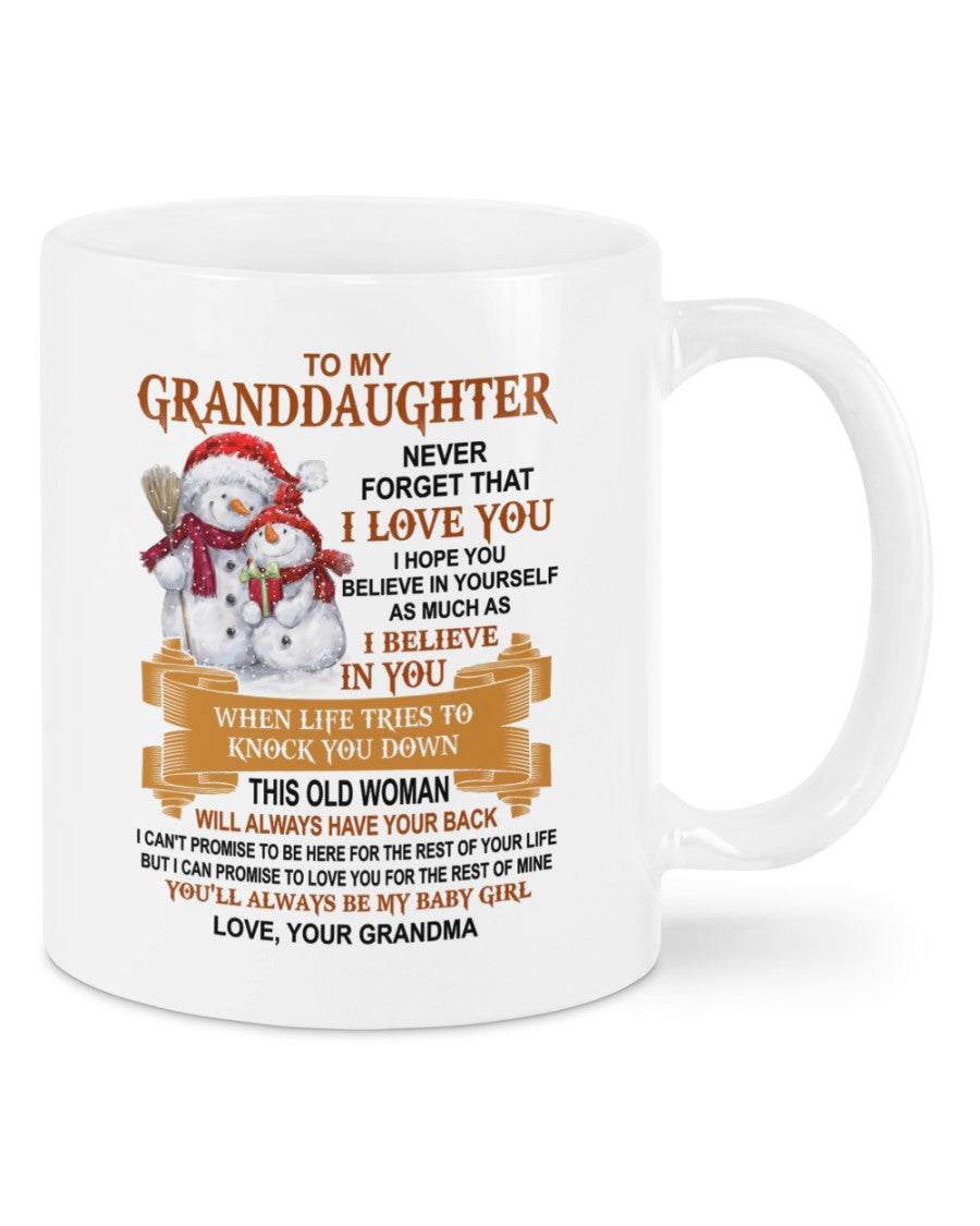 TO GRANDDAUGHTER MUG 03 - GIFT FROM GRANDMA - tracy00