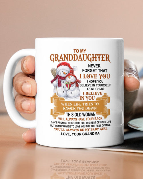 TO GRANDDAUGHTER MUG 03 - GIFT FROM GRANDMA - tracy00
