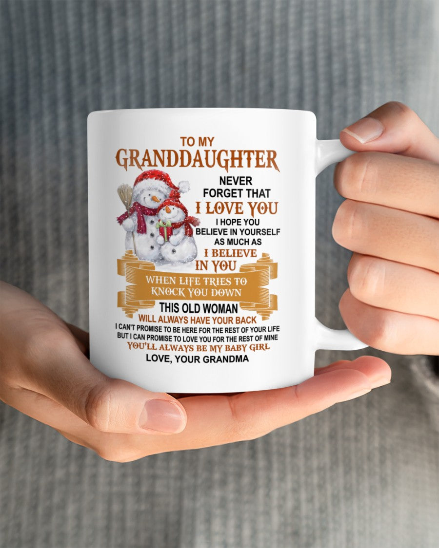 TO GRANDDAUGHTER MUG 03 - GIFT FROM GRANDMA - tracy00