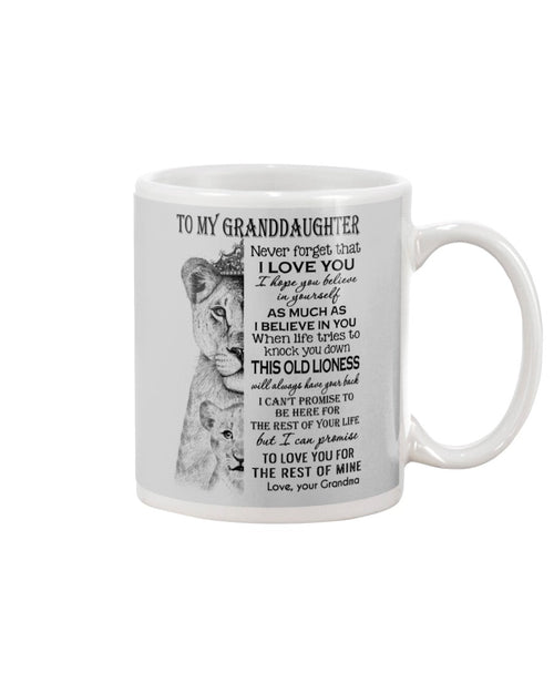 TO GRANDDAUGHTER MUG 04 - GIFT FROM GRANDMA - tracy00
