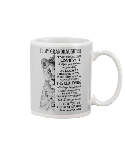 TO GRANDDAUGHTER MUG 04 - GIFT FROM GRANDMA - tracy00