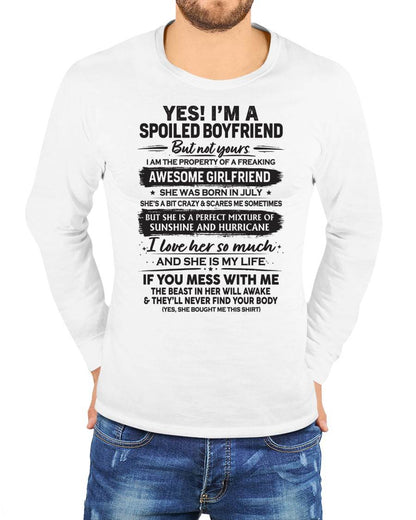 JULY - I'M A SPOILED BOYFRIEND - GIFT FROM WIFE/GIRLFRIEND - tracy07 (SKU26T-01250-07)