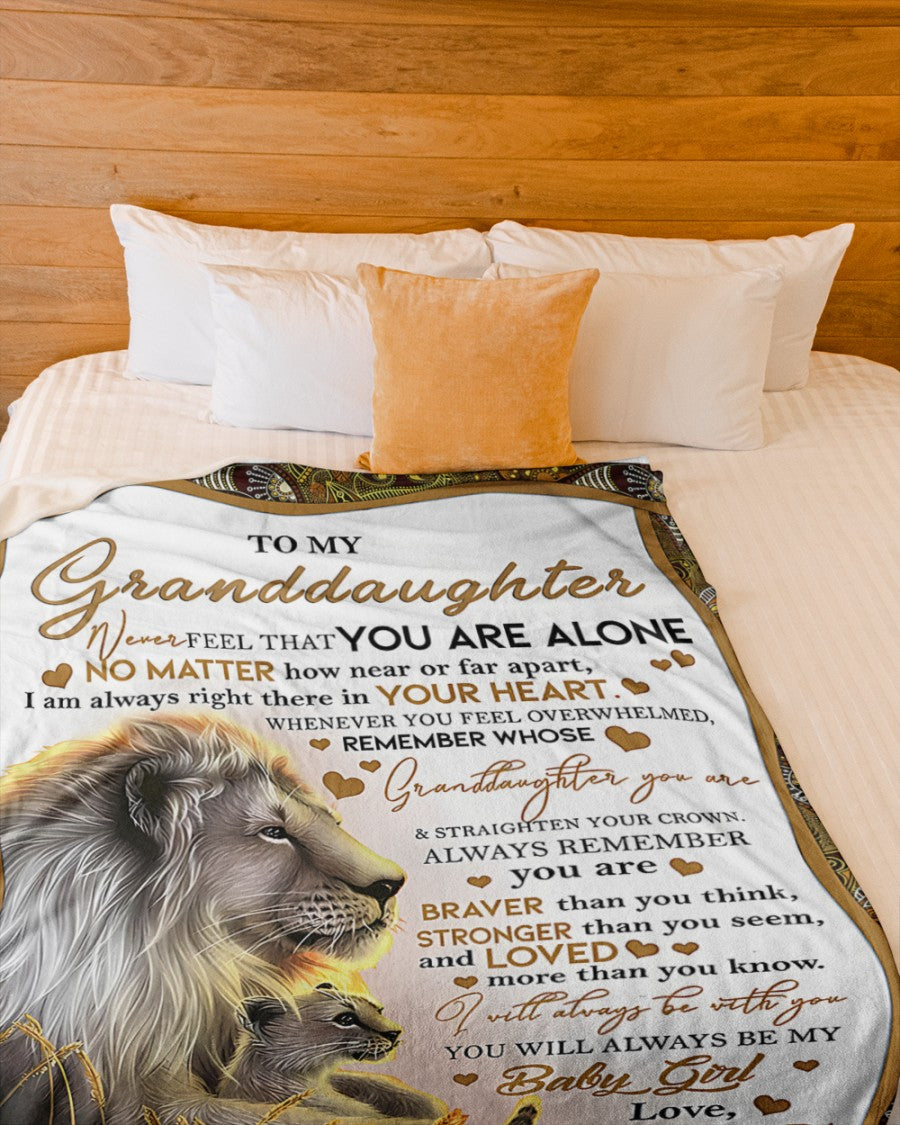 BLANKET FOR GRANDDAUGHTER – COMFORT & WARMTH GIFT FROM GRANDPA  Sherpa Fleece Quilt Blanket tracy00 (SKUB11-54)
