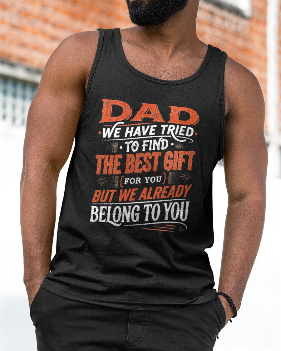 Fathers Day Shirt from Daughters Sons Wife Kids for Daddy T-Shirt From DAUGHTER OR SON - TRACY00 (SKU-TRAN-120514)