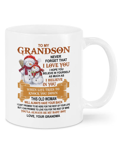 TO GRANDSON MUG 01 - GIFT FROM GRANDMA - tracy00