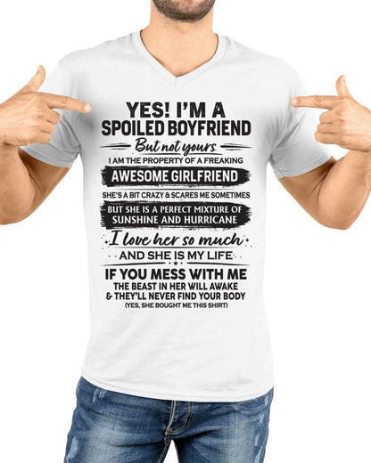 I'M A SPOILED BOYFRIEND - GIFT FROM WIFE/GIRLFRIEND - tracy00 (SKU26T-01250-00)