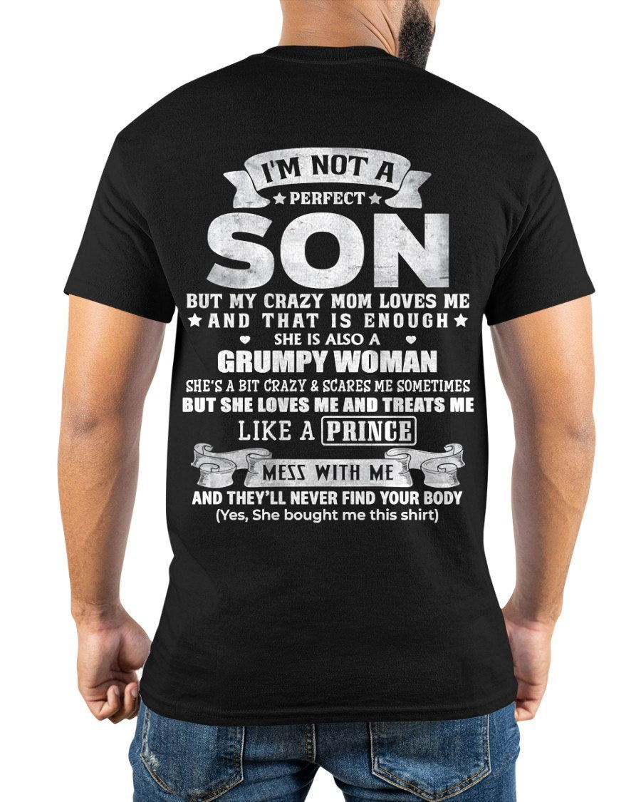 AS NOT A PERFECT SON T-shirt For Son From MOM - TRACY00 (SKU2603-67-00)