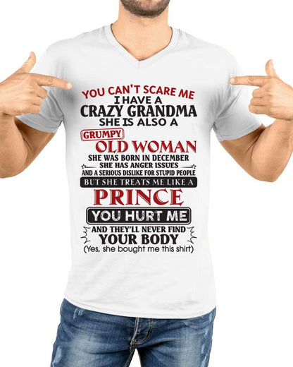 December – You Can’t Scare Me I Have A Crazy Grandma – Gift For Grandson And Granddaughter From Grandma – XUAN12 (SKU11-41-12)