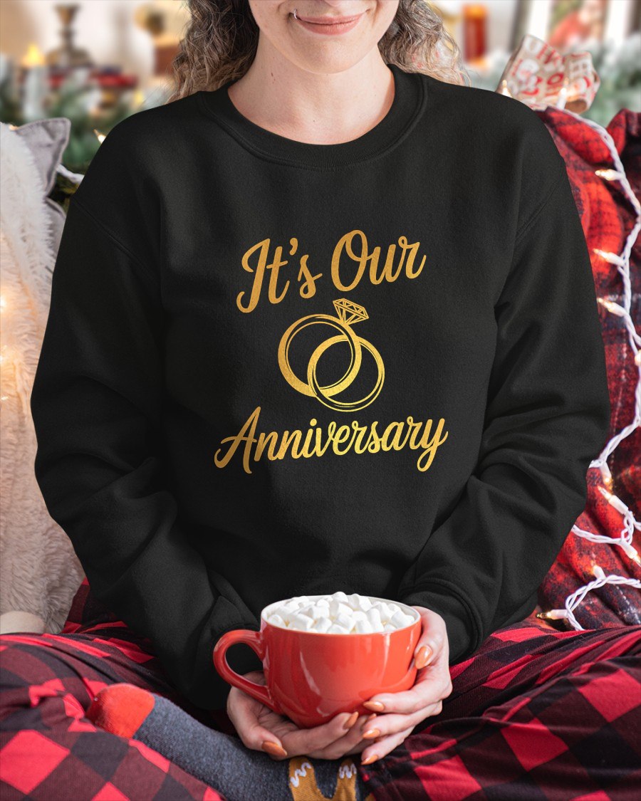 It's Our Anniversary Shirts for Married Couples Husband Wife T-Shirt For WOMAN - TRACY00 (SKU-TRAN-130502)