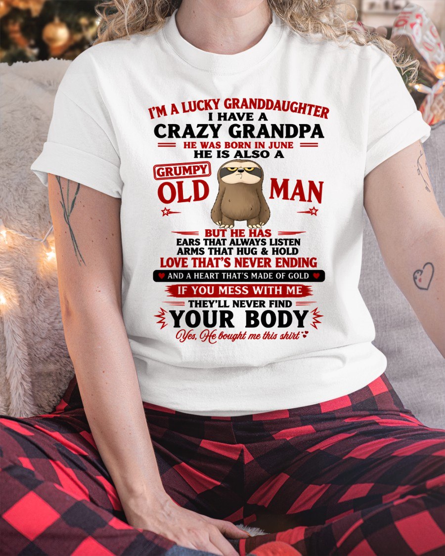 JUNE - LUCKY GRANDDAUGHTER HAVE A GRANDPA From GRANDPA - TRACY06 (SKU2608-548-06)