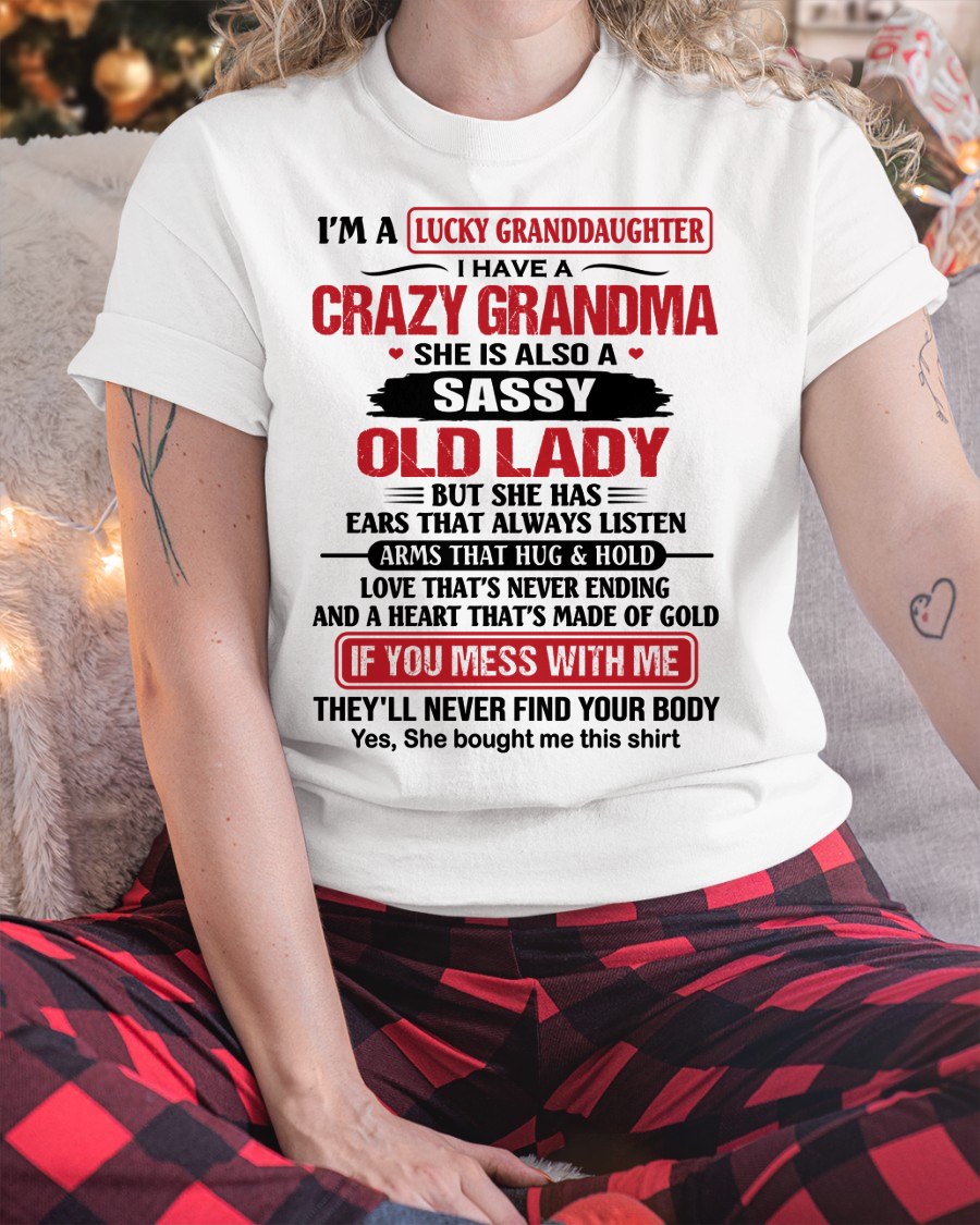 LUCKY GRANDDAUGHTER HAVE A GRANDMA From GRANDMA - TRACY00 (SKU2608-146-00)