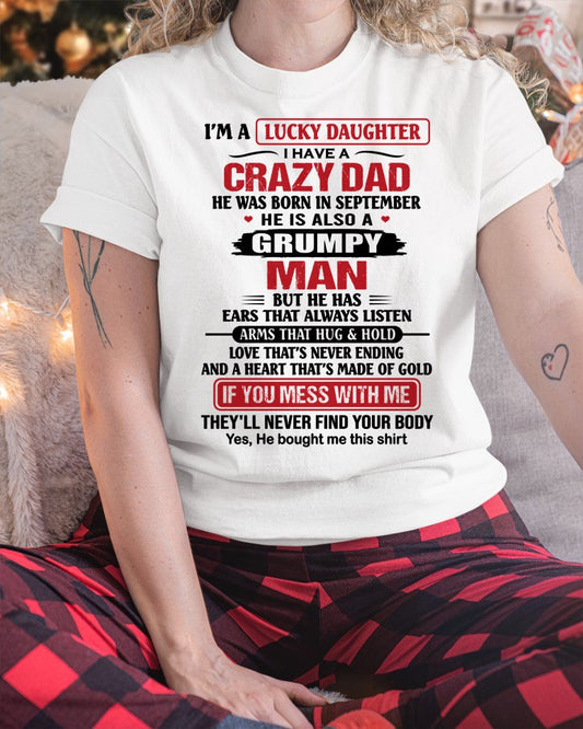 SEPTEMBER - LUCKY DAUGHTER HAVE A DAD From DAD - TRACY09 (SKU2607-110-09)