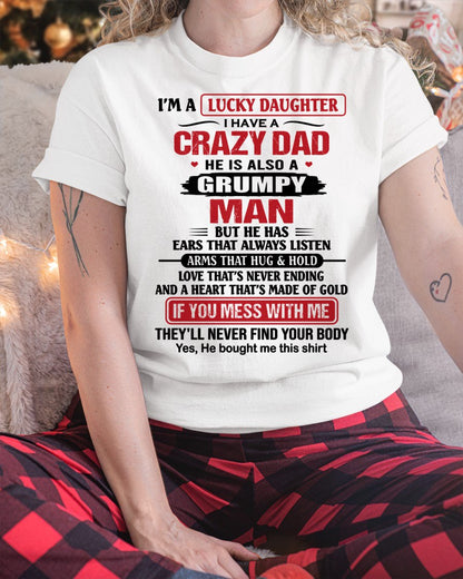 LUCKY DAUGHTER HAVE A DAD From DAD - TRACY00 (SKU2607-110-00)
