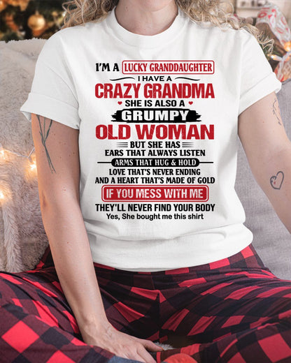LUCKY GRANDDAUGHTER HAVE A GRANDMA From GRANDMA - TRACY00 (SKU2609-25-00)