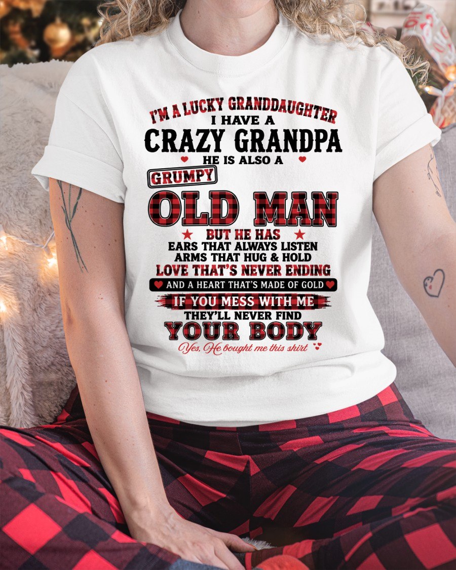 LUCKY GRANDDAUGHTER HAVE A GRANDPA From GRANDPA - TRACY00 (SKU2609-30-00)
