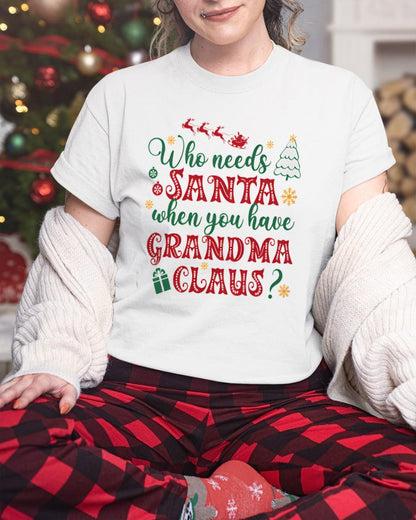 CHRISTMAX T-SHRIT FOR GRANDMA - GIFT FROM GRANDMA - tracy00