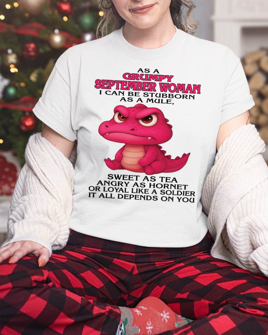 As A Grumpy January Woman - T Shirt For Woman - XUAN09 (SKU09-31-09)