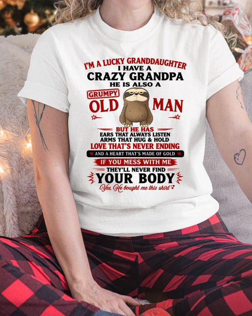 LUCKY GRANDDAUGHTER HAVE A GRANDPA From GRANDPA - TRACY00 (SKU2608-548-00)