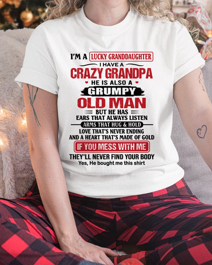 LUCKY GRANDDAUGHTER HAVE A GRANDPA From GRANDPA - TRACY00 (SKU2607-04-00)