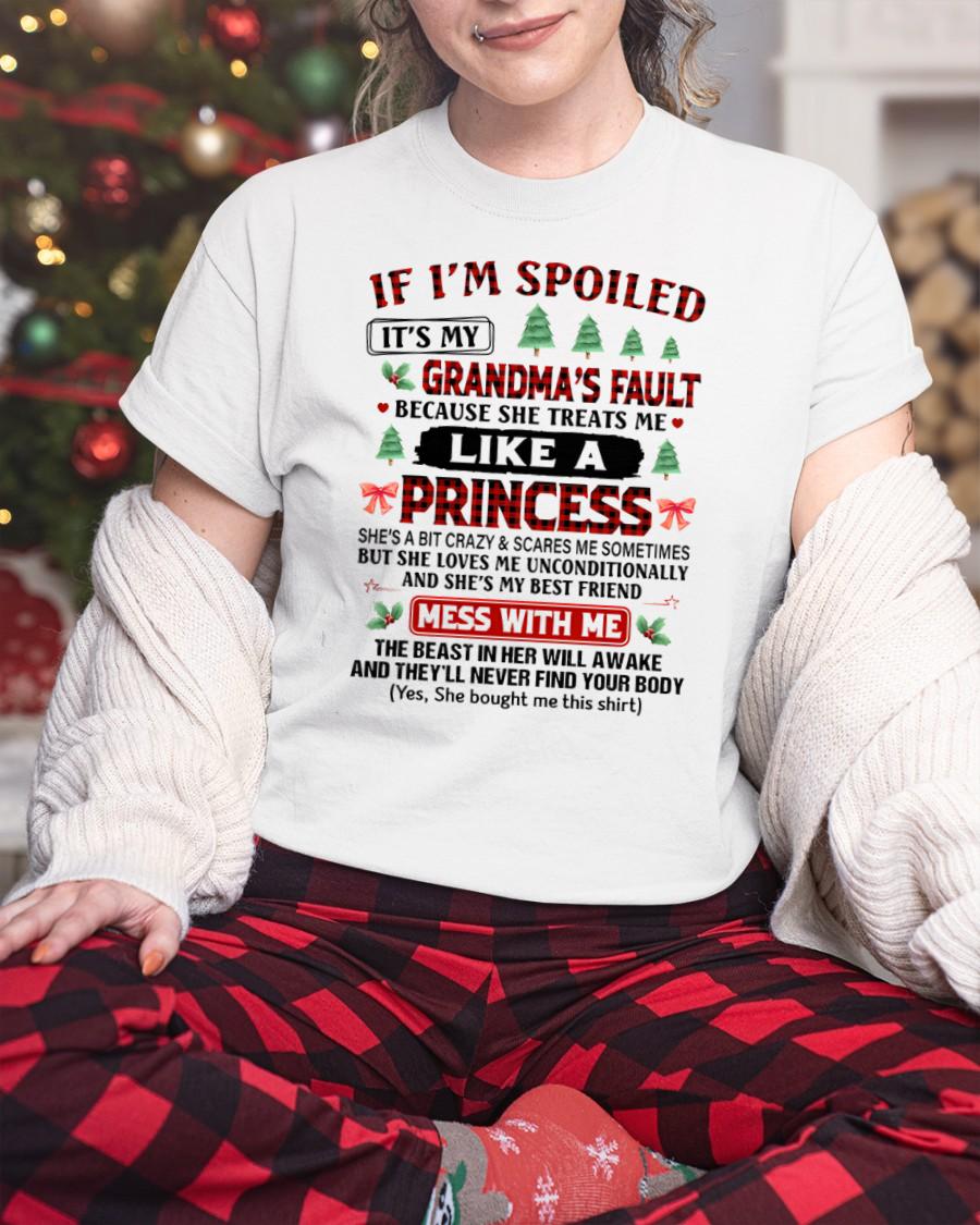 CHRISTMAX T-SHRIT FOR GRANDDAUGHTER - GIFT FROM GRANDMA - tracy00