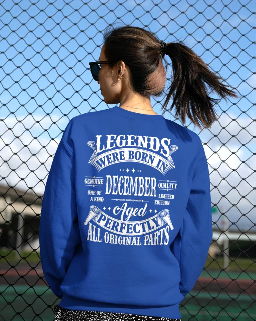 Legends Were Born In December - T Shirt For Woman - XUAN12 (SKU08-37-12)