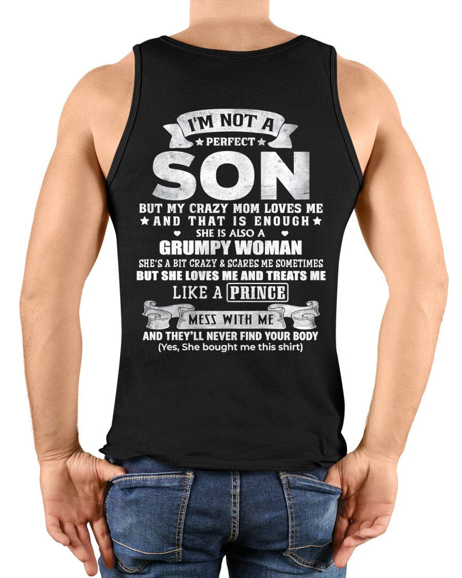 AS NOT A PERFECT SON T-shirt For Son From MOM - TRACY00 (SKU2603-67-00)