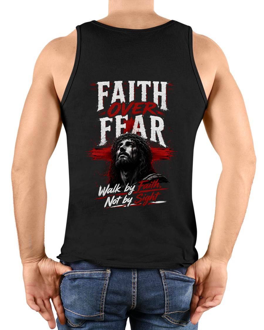 "WALK BY FAITH - NOT BY SIGHT" – T-SHIRT FOR MEN – tracy00 (SKU2608-76)
