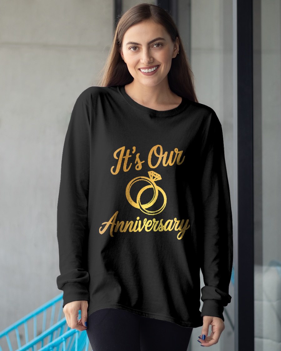 It's Our Anniversary Shirts for Married Couples Husband Wife T-Shirt For WOMAN - TRACY00 (SKU-TRAN-130502)