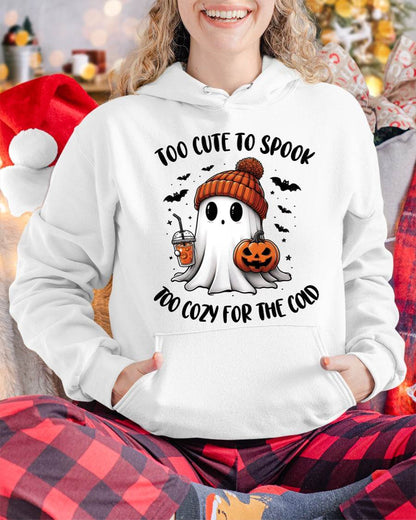 Too Cute To Spook Too Cozy For The Cold - T Shirt For Woman - XUAN (SKU09-50)