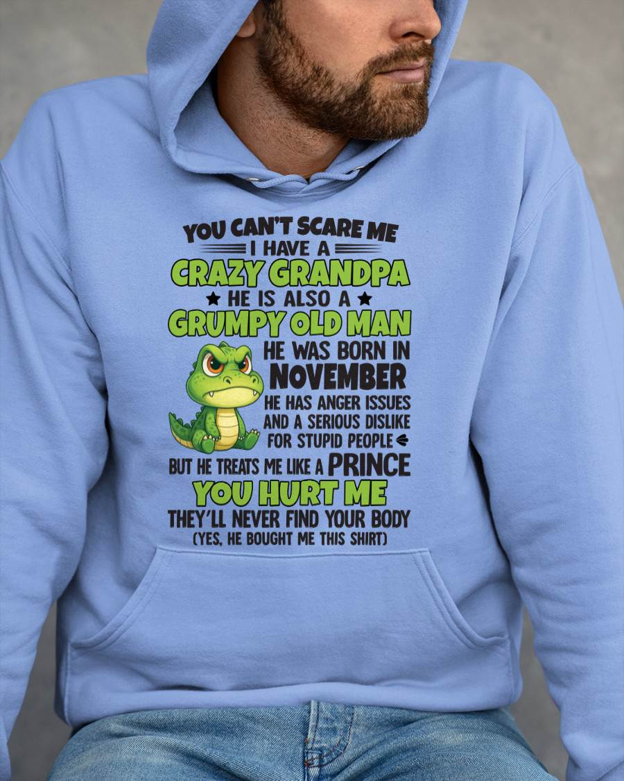 YOU CAN’T SCARE ME - GIFT FOR GRANDSON AND GRANDDAUGHTER FROM GRANDPA - XUAN11 (SKU09-121-11)